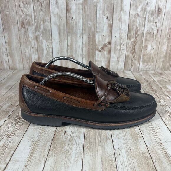 Allen Edmonds Two-Tone Leather‎ Tassel Loafers nashua Men's 11.5 - Picture 1 of 8
